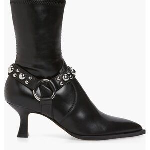 Like New Dolce Vita Azalea Studded Leather Bootie, Sz 7.5, Buttery Soft Leather